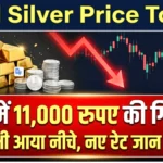 सोना-चांदी सस्ते होते ही खरीदारों में बढ़ी हलचल! चांदी के दाम ₹11,000 टूटे, सोने के दाम भी नीचे आए | Gold Silver Price Breaking